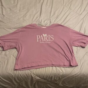 Theory Mauve Paris Graphic Tee
